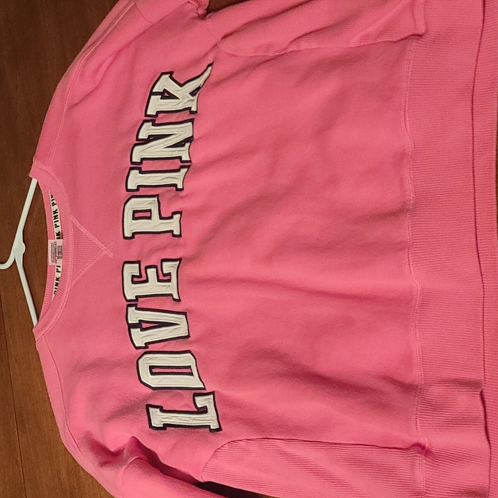 PINK Victoria’s Secret pink Logo Sweatshirt